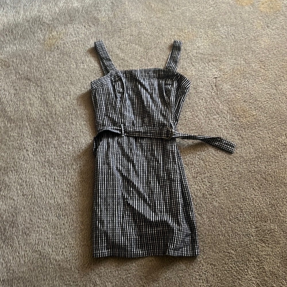 Black and white dress
